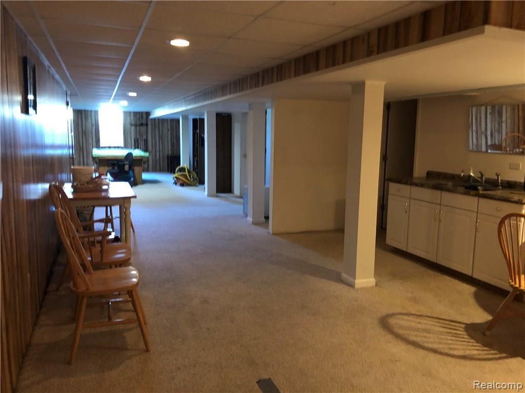 3340 Byron Road Howell, MI 48855 - Photo 23 of 33 Large basement, with wet bar area