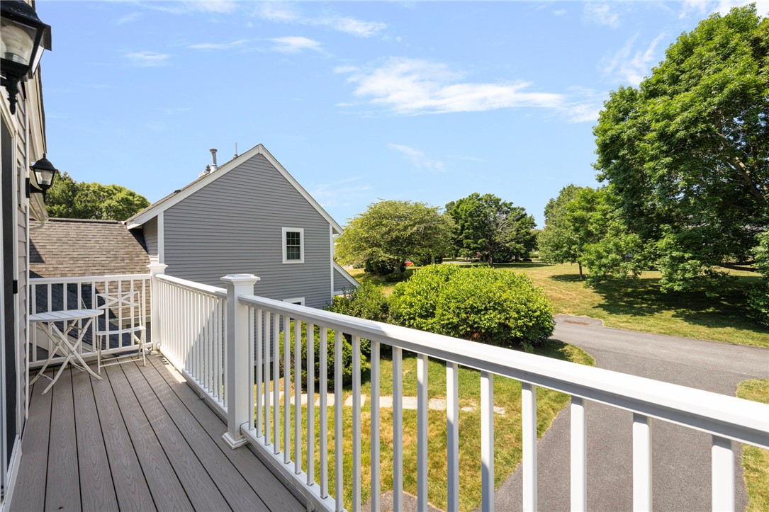 223 Corey Lane Middletown, RI 02842 - Photo 26 of 35 Second floor deck on the front of the building.