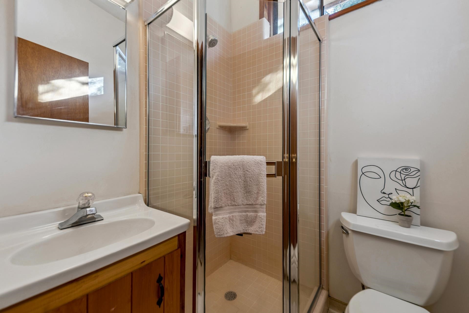 14527 Christie Lane Truckee, CA 96161 - Photo 17 of 19 a bathroom with a sink toilet and shower