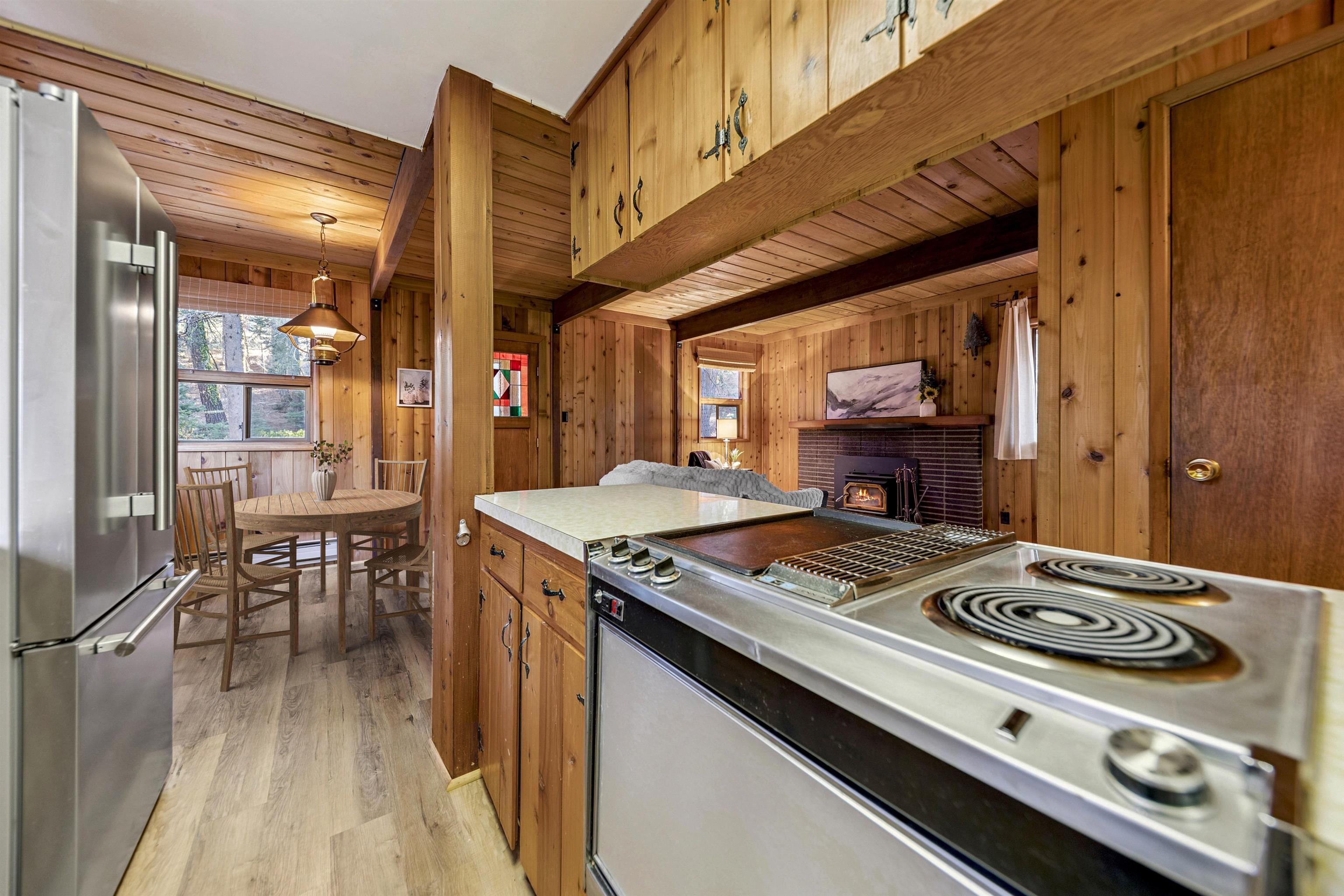 14527 Christie Lane Truckee, CA 96161 - Photo 10 of 19 a stove top oven sitting inside of a kitchen