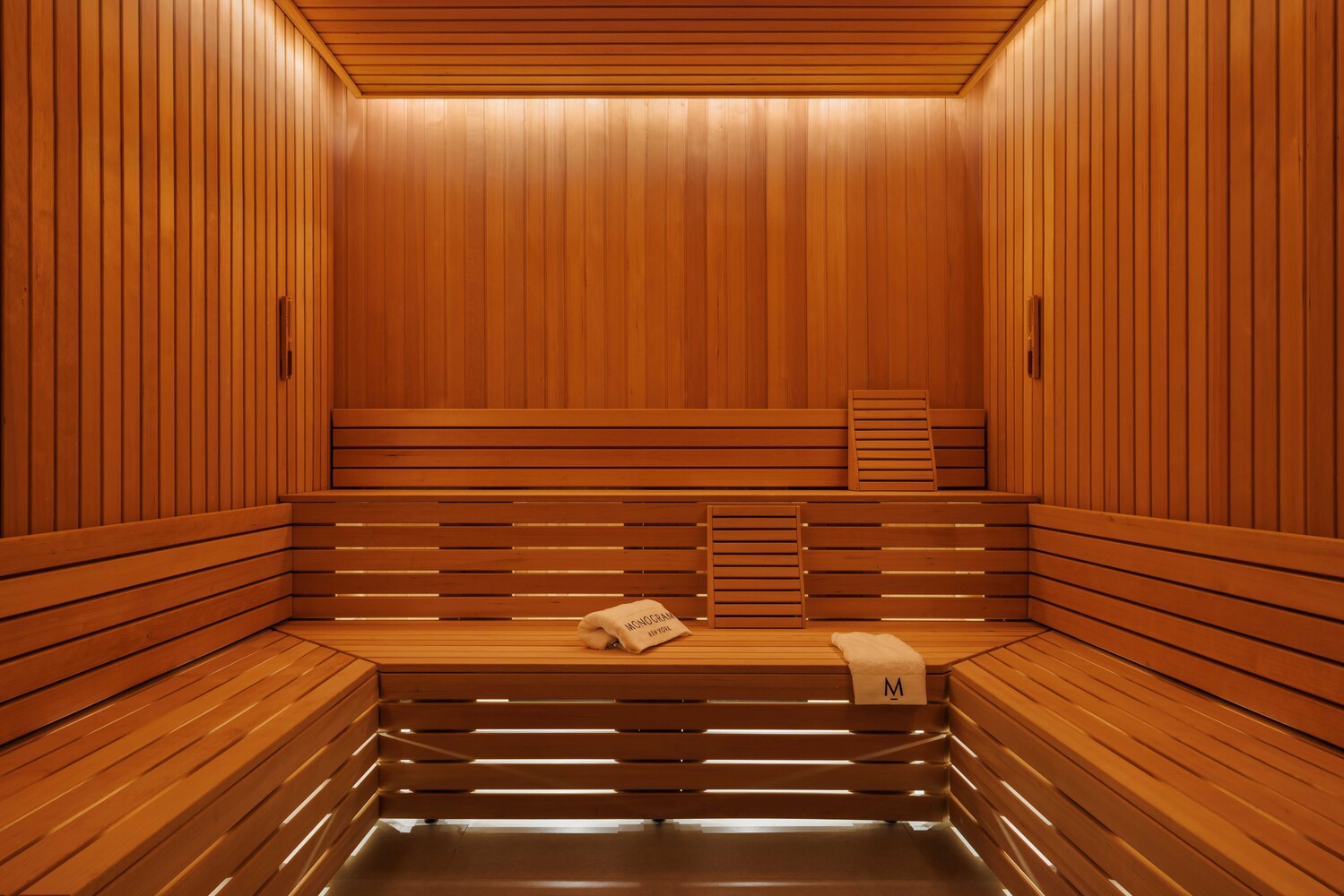 135 East 47th Street, Unit 15B Manhattan, NY 10017 - Photo 9 of 14 a view of sitting area with wooden walls