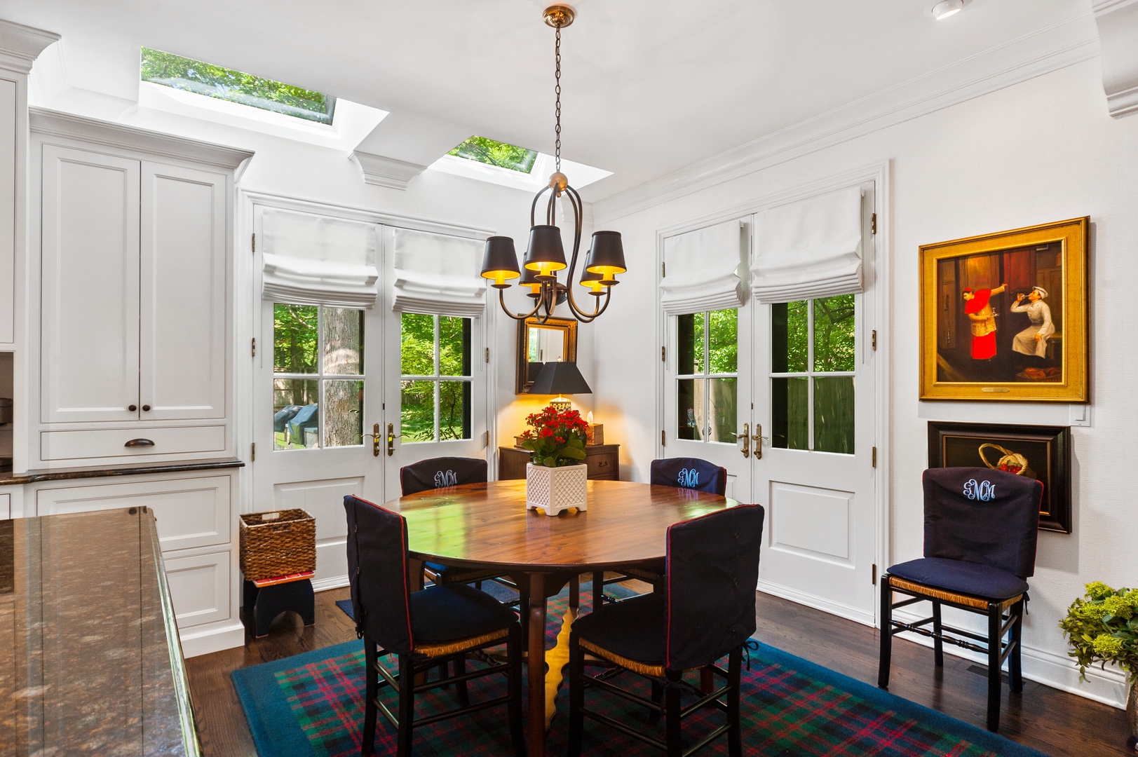 370 North Mayflower Road Lake Forest, IL 60045 - Photo 9 of 29 a view of a dining room with furniture window and outside view