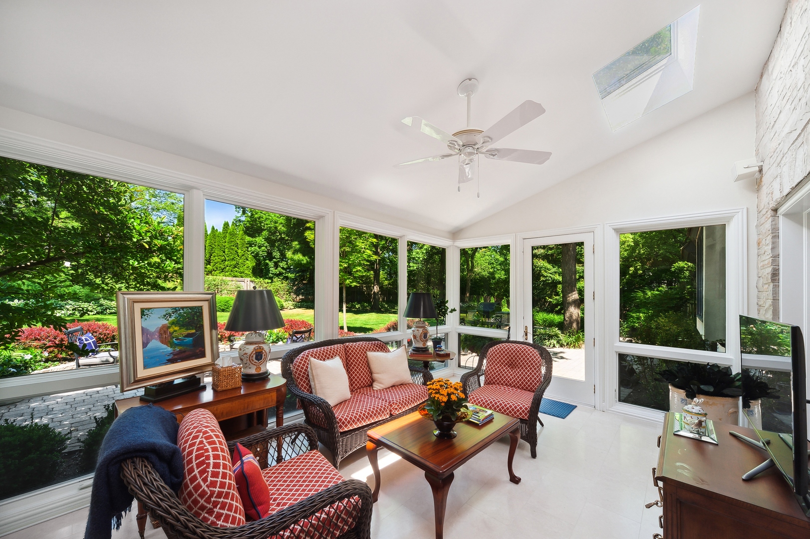 370 North Mayflower Road Lake Forest, IL 60045 - Photo 10 of 29 a living room with furniture and a large window
