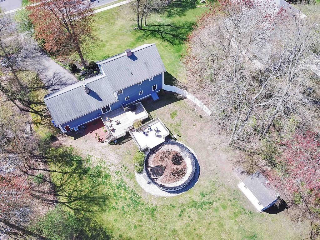 51 Steele Road Enfield, CT 06082 - Photo 32 of 42 an aerial view of a house with garden space and swimming pool