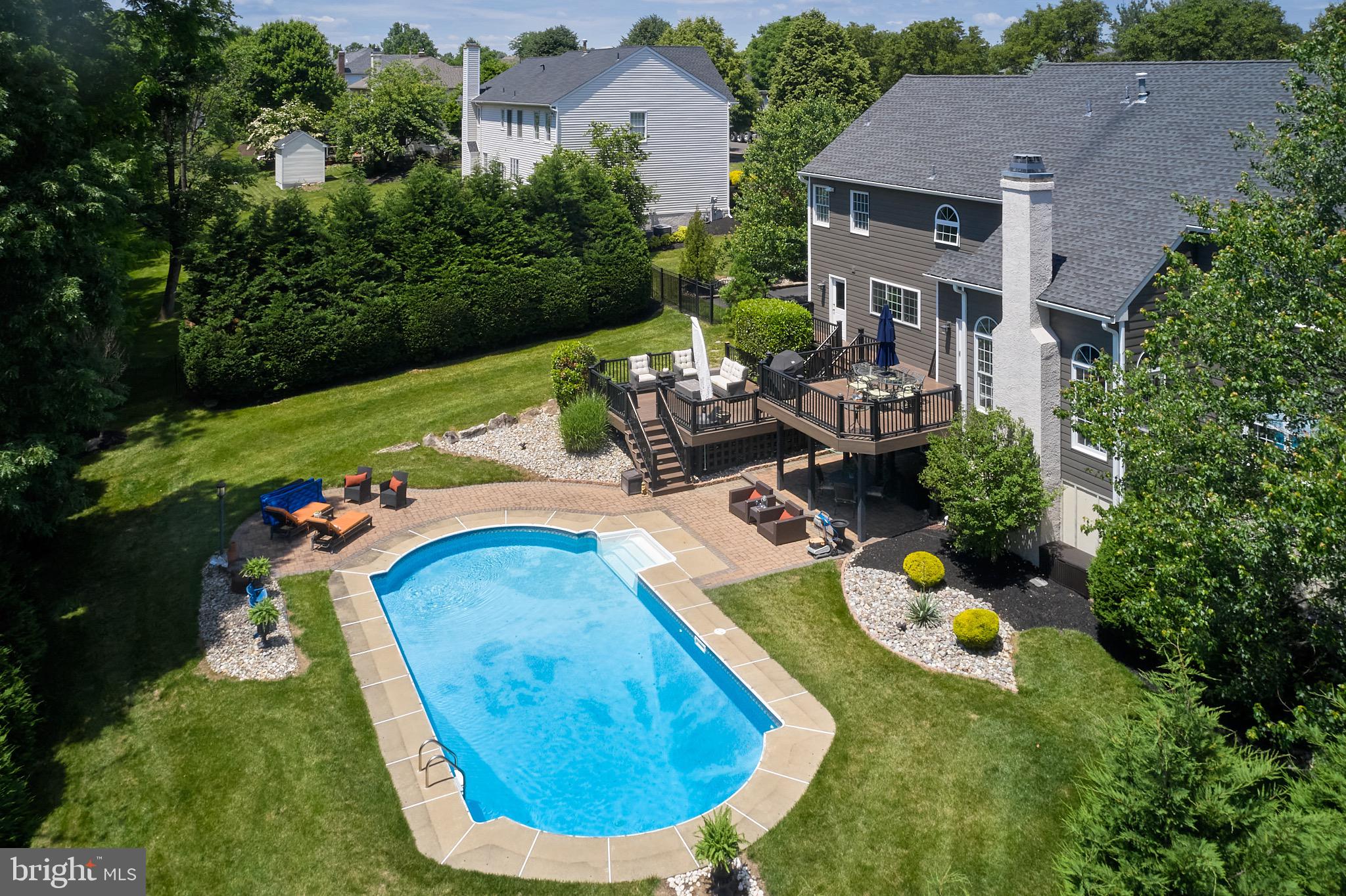 1051 South Kimbles Road Yardley, PA 19067 - Photo 12 of 73 Inground Pool