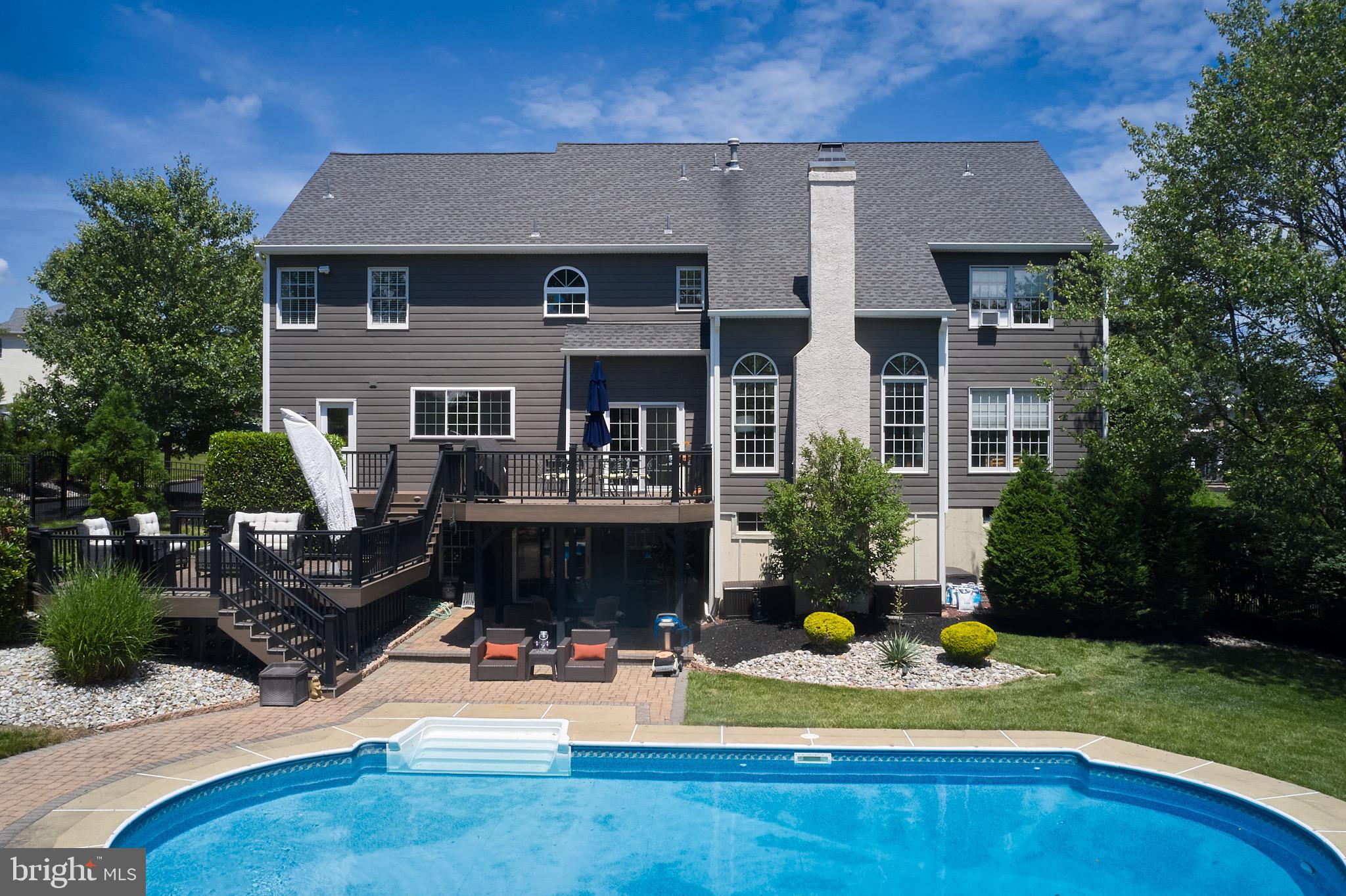 1051 South Kimbles Road Yardley, PA 19067 - Photo 14 of 73 Tiered Deck, Patio Around Pool, Lower Level Access