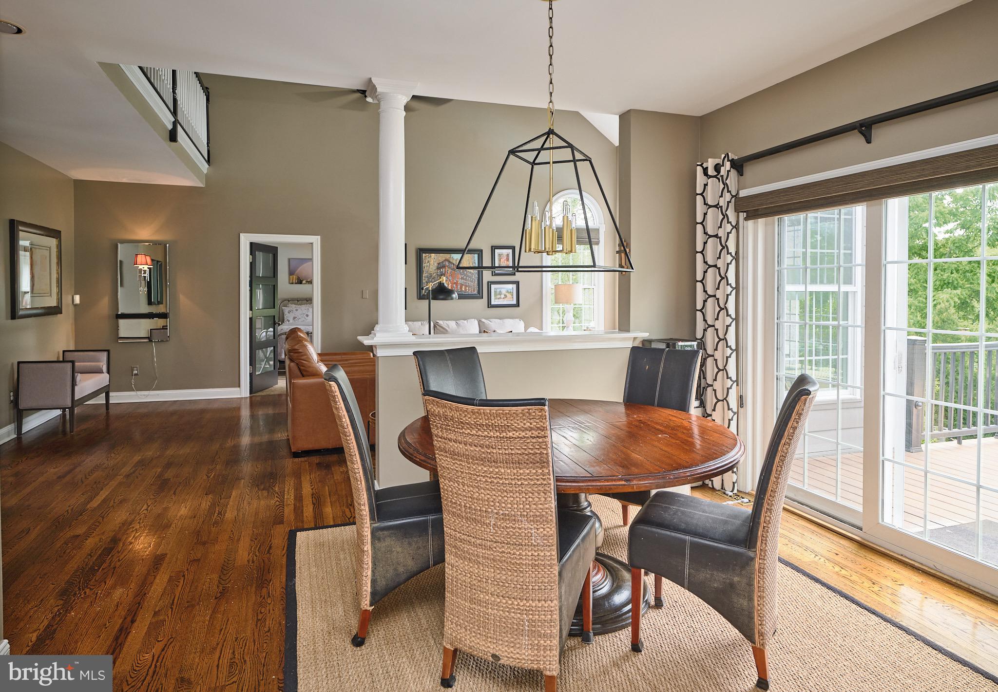 1051 South Kimbles Road Yardley, PA 19067 - Photo 38 of 73 Breakfast Room with Sliding Door to Tiered Deck