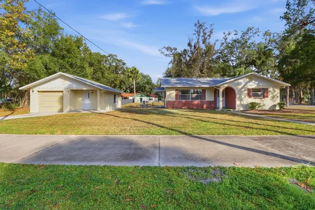 a house with a outdoor space