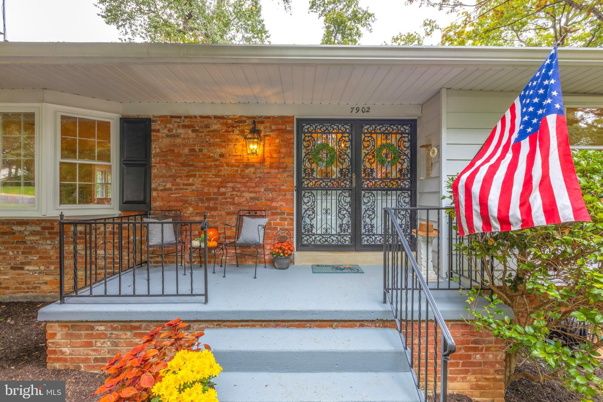 7902 Falstaff Road McLean, VA 22102 - Photo 2 of 76 Spacious front porch!