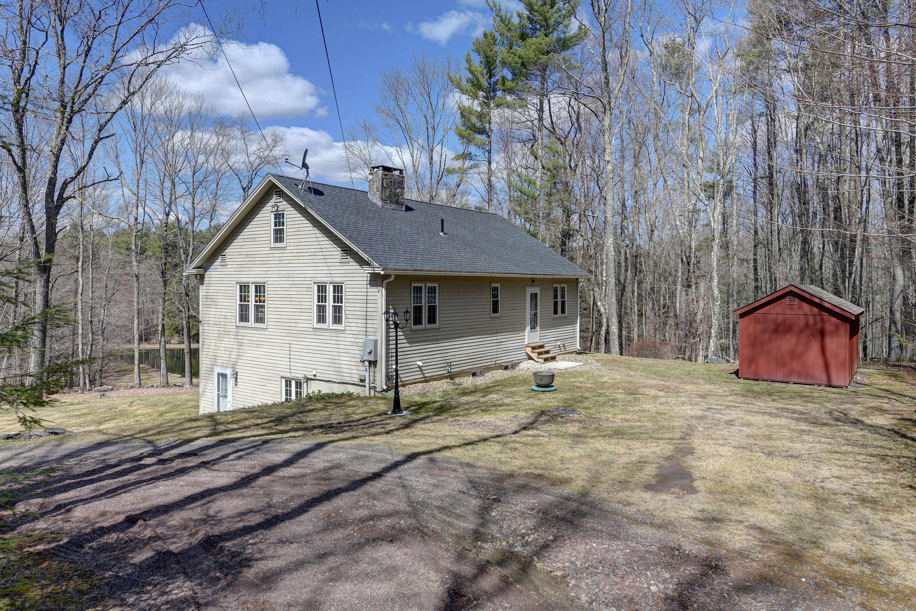 113 Nash Road Cummington, MA 01026 - Photo 3 of 44 3-Exterior Front amp; Shed