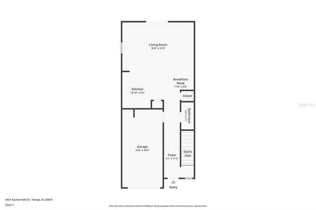 $2,350 | 4431 Rachel Fls Drive, Tampa, FL 33610