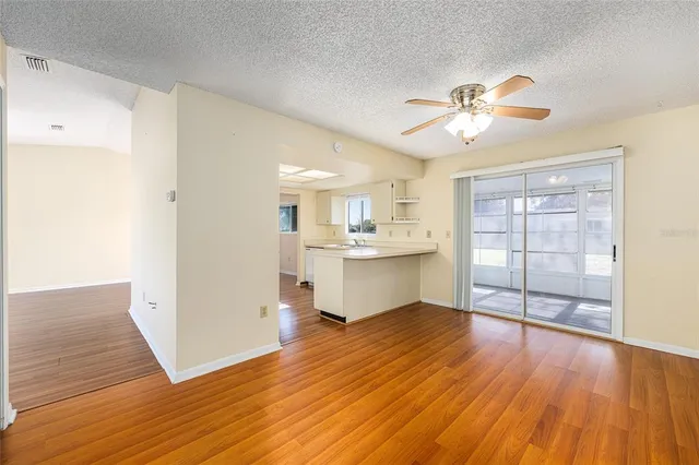 wooden floor in a empty room