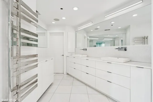 a view of balcony with wooden floor