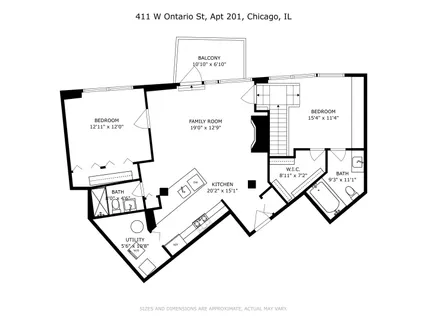 $1,850,000 | 411 West Ontario Street, Unit 201302, Chicago, IL 60654