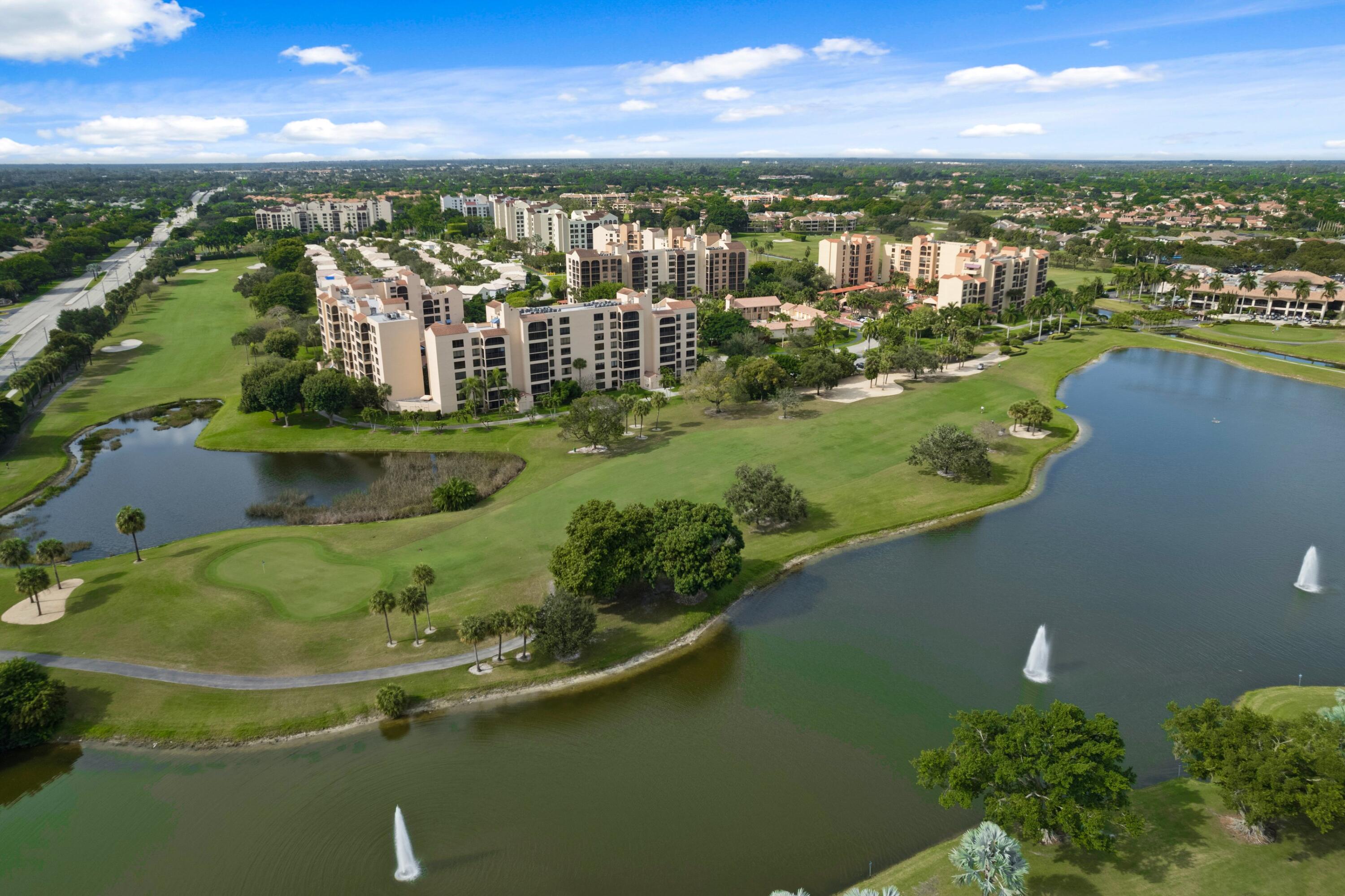 7178 Promenade Drive, Unit 501 Boca Raton, FL 33433 - Photo 26 of 27 AerialGolfLong