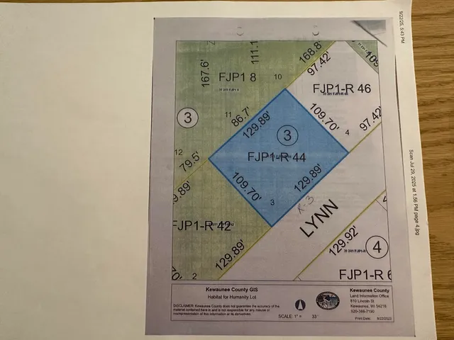 $34,900 | Lt3 Carrie Lynn Avenue, Algoma, WI 54201
