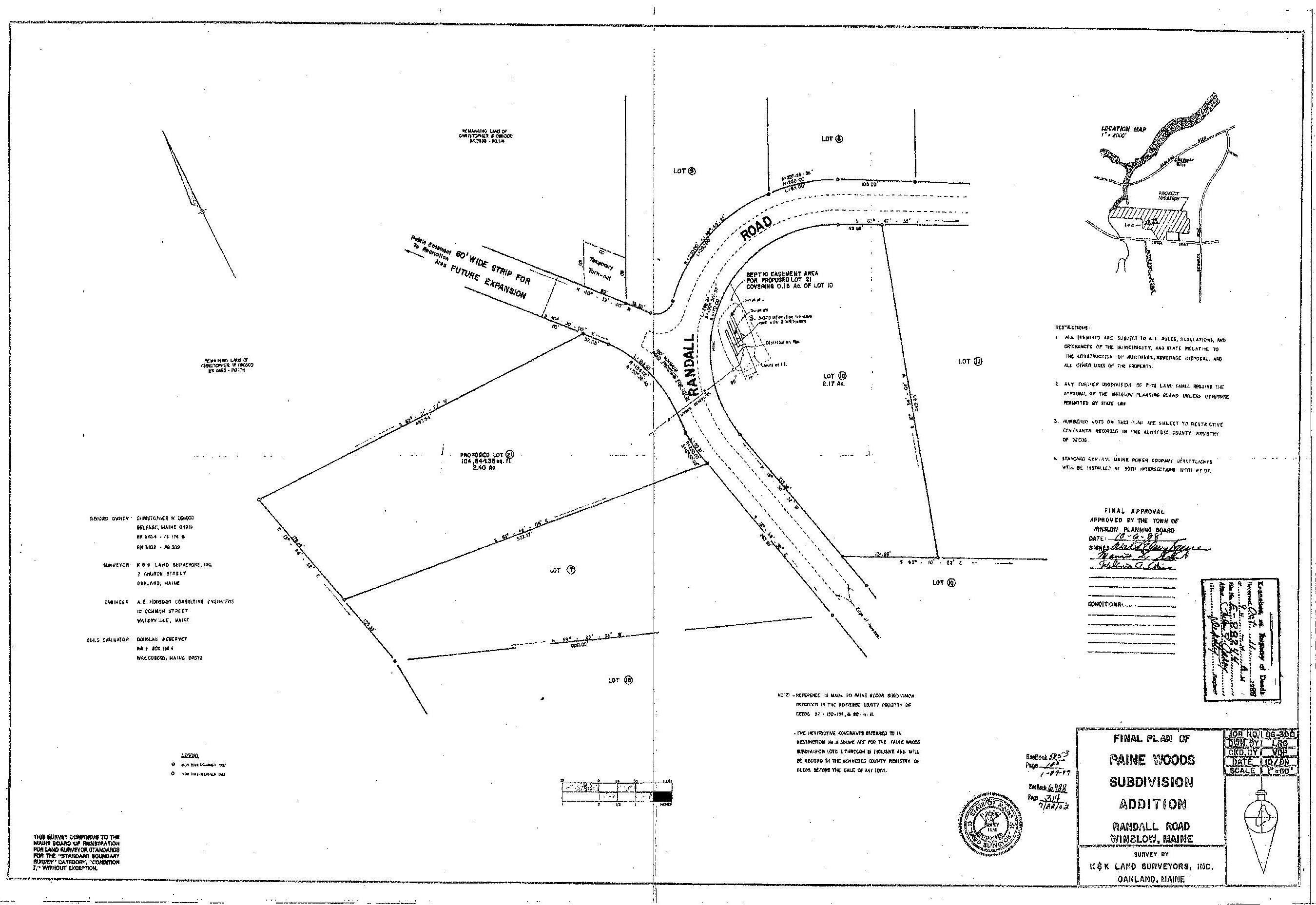 Lot 104 China Road Winslow, ME 04901 - Photo 2 of 3 Map 2