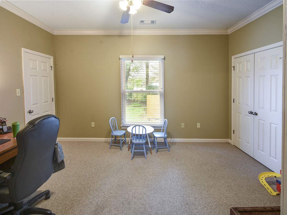 890 South Collierville Arlington Road Collierville, TN 38017 - Photo 19 of 24 This space is currently designated as an office area. The double door closet leads upstairs to a large climate controlled attic. With the addition this home could be changed to suit anyones needs. Many large areas could have walls added or removed.