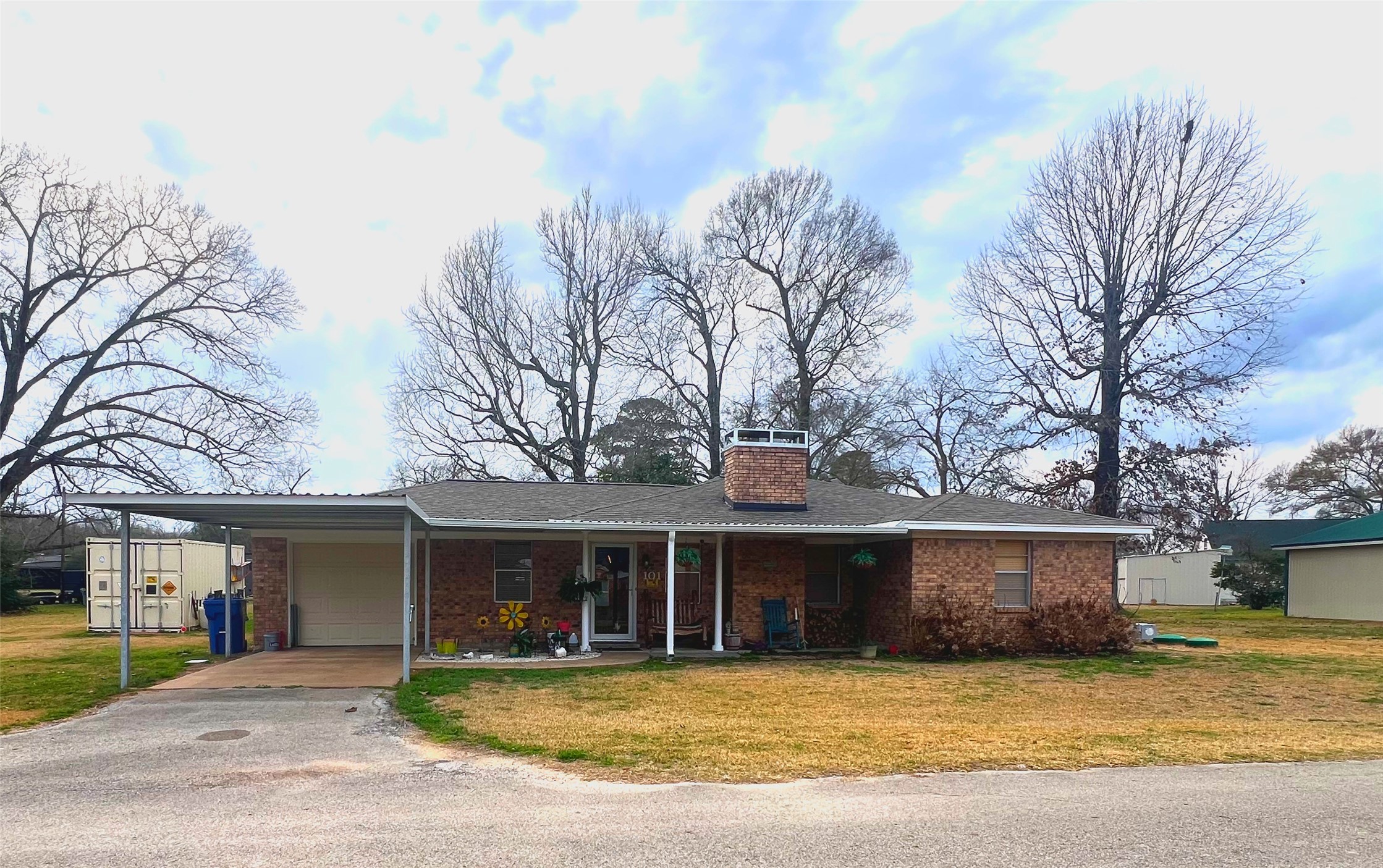 101 Vickie Lane Shepherd, TX 77371 - Photo 1 of 29 a front view of a house with a yard