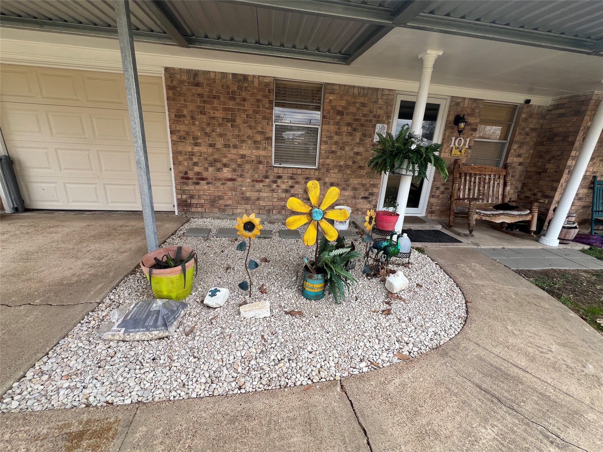 101 Vickie Lane Shepherd, TX 77371 - Photo 2 of 29 a view of a porch with a table and chairs