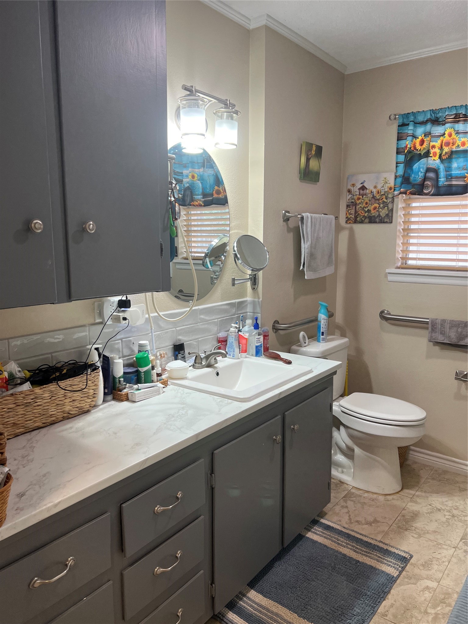 101 Vickie Lane Shepherd, TX 77371 - Photo 10 of 29 a spacious bathroom with a sink and a mirror
