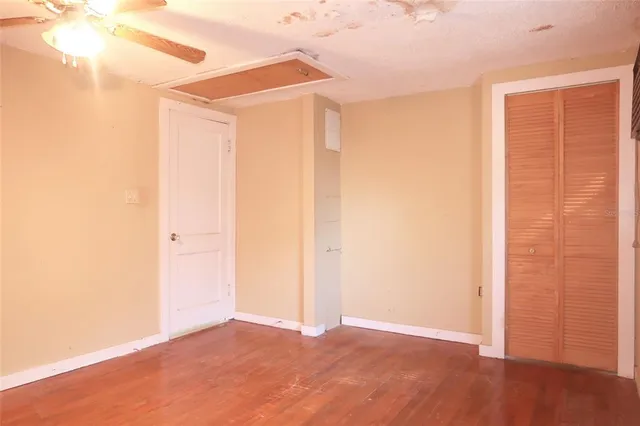 a view of an empty room