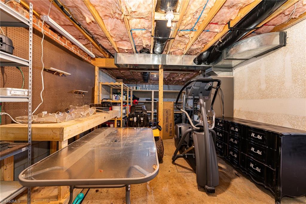 184 High Meadows Road Advance, NC 27006 - Photo 21 of 27 Workshop in unfinished basement