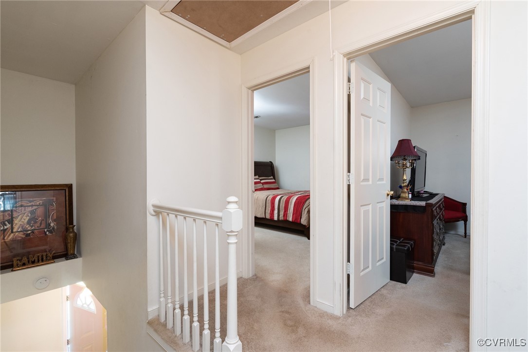 5604 Monguy Road Charles City, VA 23030 - Photo 26 of 49 Hall featuring an upstairs landing and carpet
