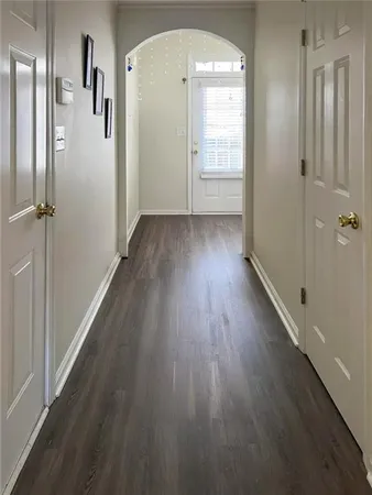 wooden floor in a gallery