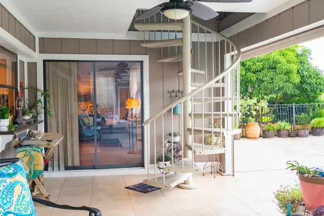 front view of a building with a porch