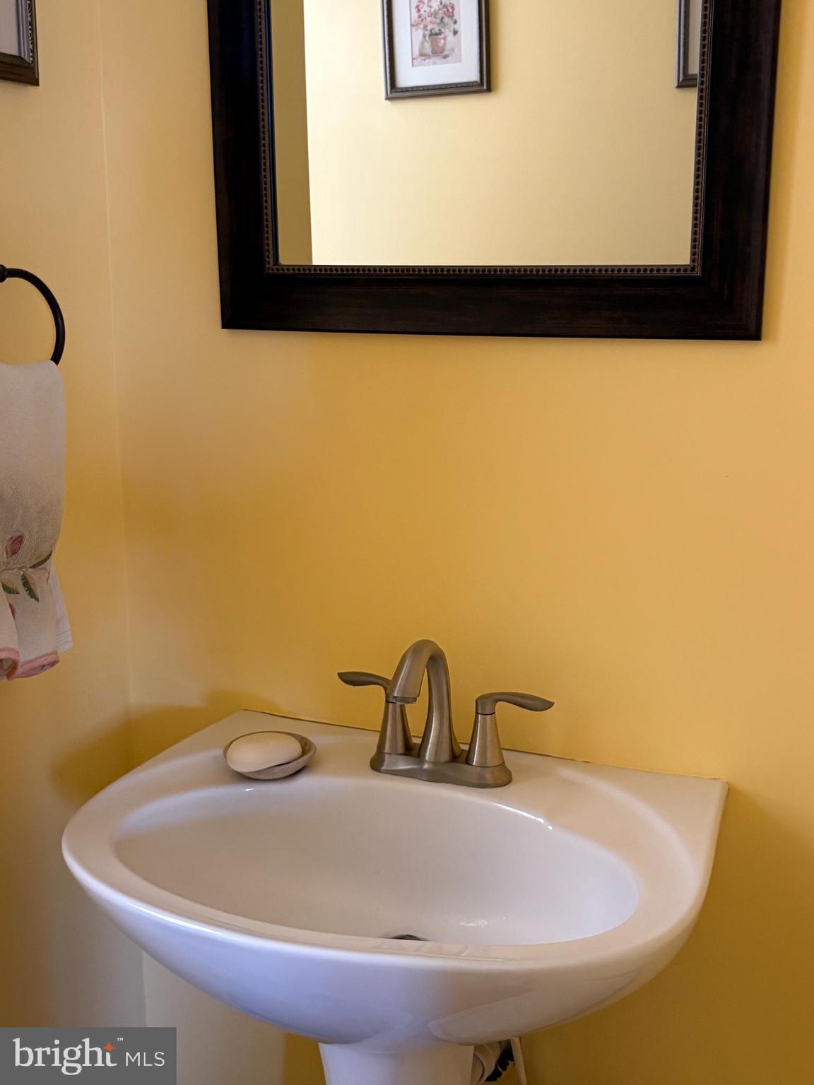 225 East 5th Street Frederick, MD 21701 - Photo 10 of 20 a bathroom with a sink and a mirror