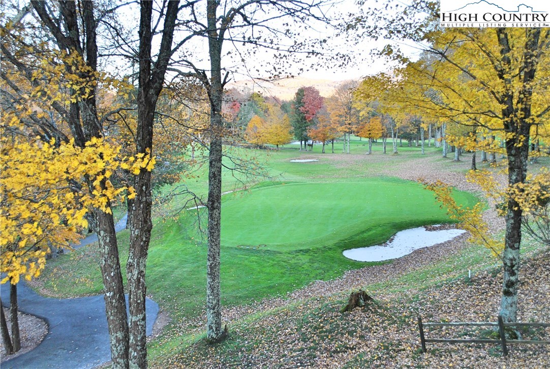 104 Pine Ridge Road Beech Mountain, NC 28604 - Photo 23 of 25 a view of a golf course with a trees