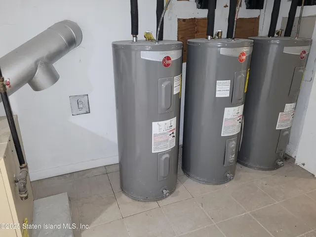 a view of water heater room