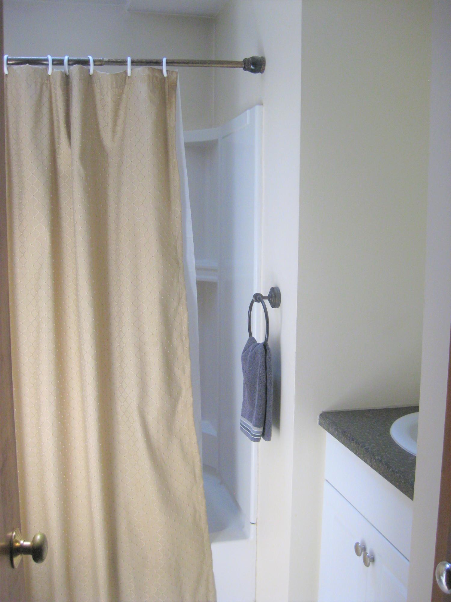 46-a B Standish Road Sagamore Beach, MA 02562 - Photo 27 of 31 a bathroom with a shower curtain