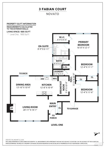 $1,249,000 | 3 Fabian Court, Novato, CA 94947