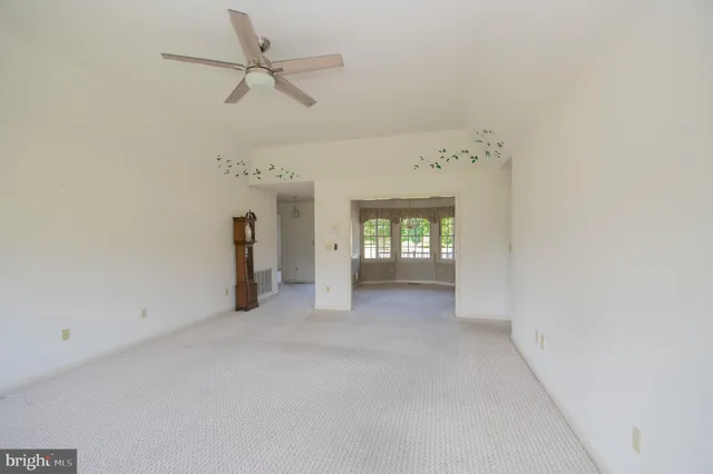 a view of a livingroom with a fireplace