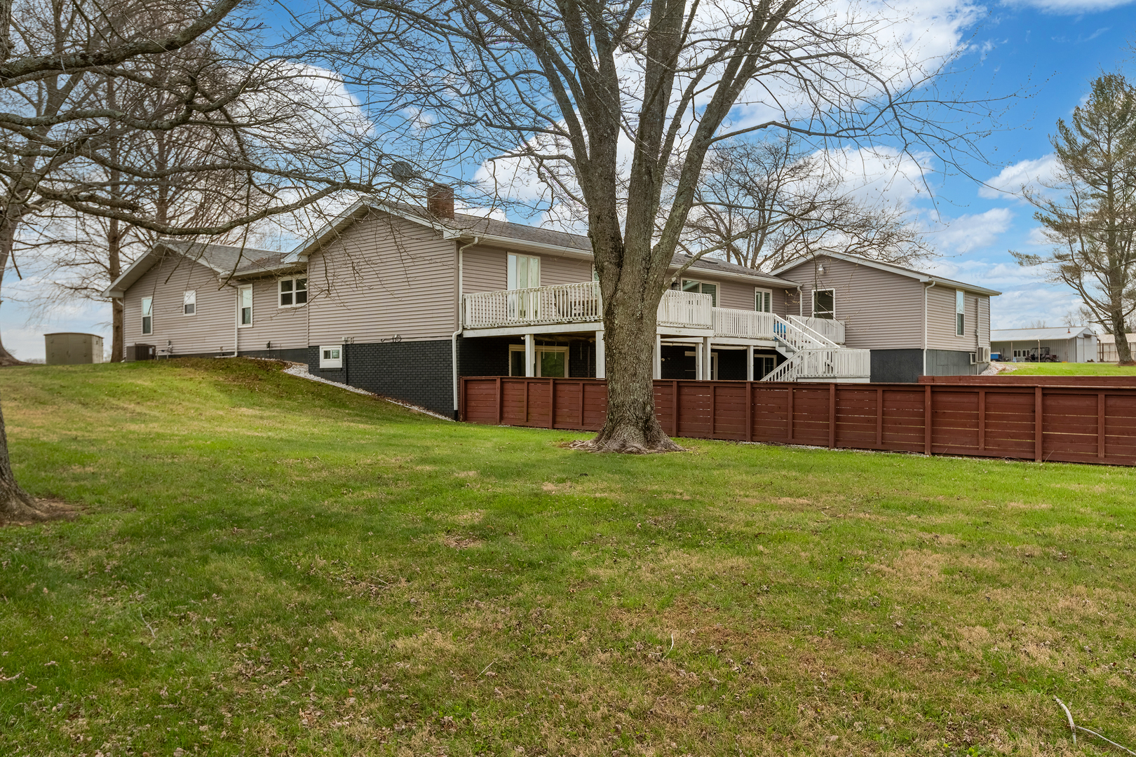 2930 Campground Road Anna, IL 62906 - Photo 15 of 81 a view of a house with a yard and large trees