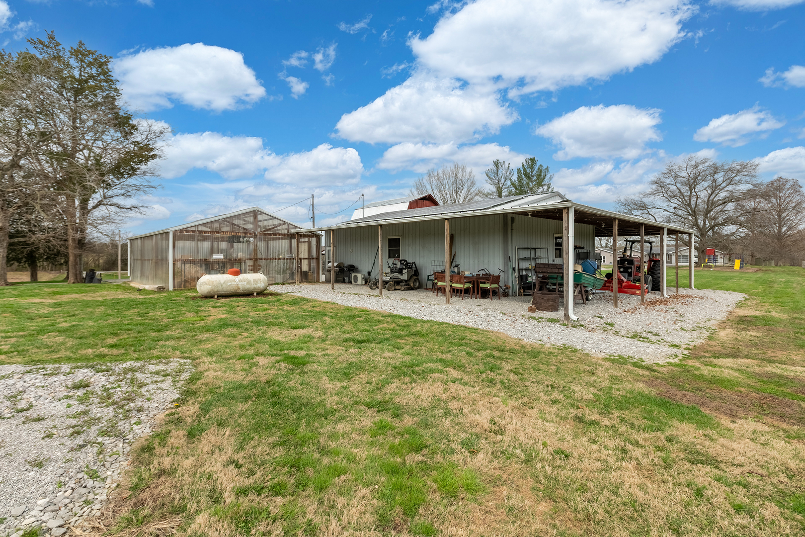 2930 Campground Road Anna, IL 62906 - Photo 19 of 81 a view of a house with a big yard
