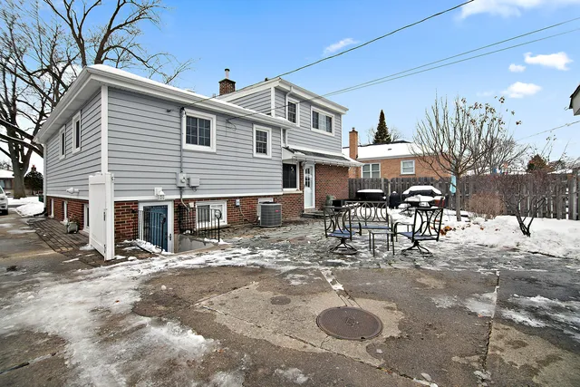 a view of a house with a patio
