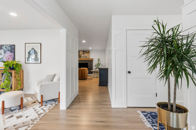 4150 Dover Lane Provo, UT 84604 - Photo 5 of 44 Light wood-finish flooring throughout, featuring crisp white walls and recessed lighting