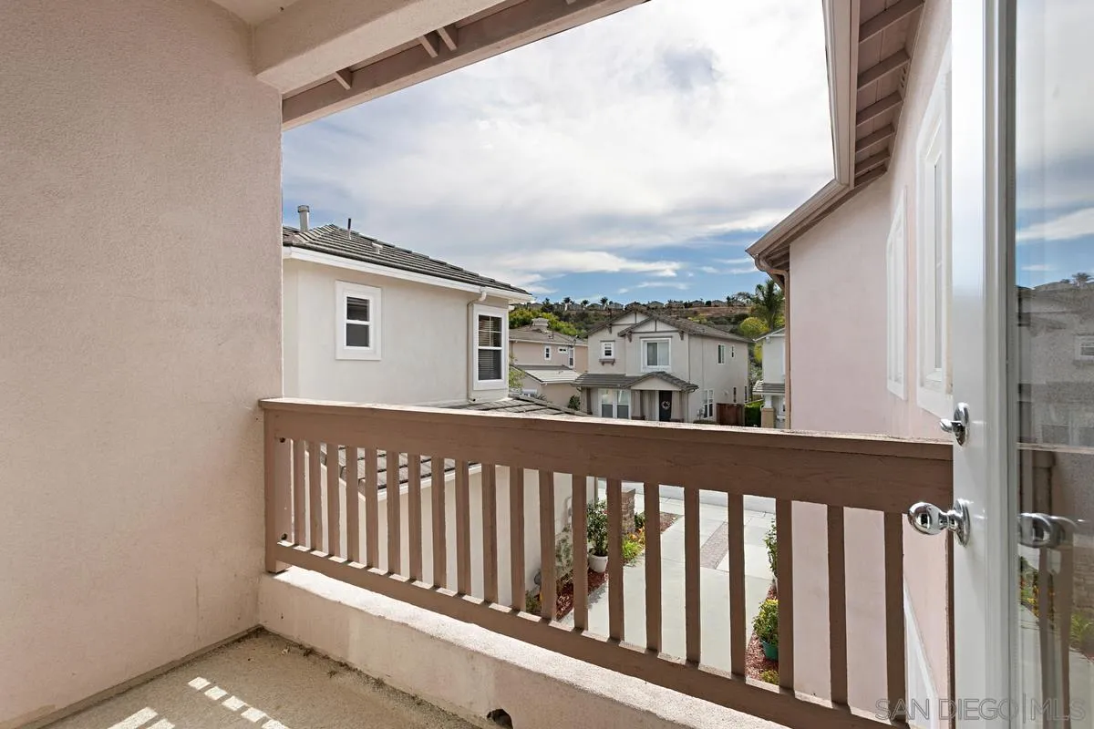 12253 Pepper Tree Lane Poway, CA 92064 - Photo 24 of 39 a view of a balcony with wooden floor