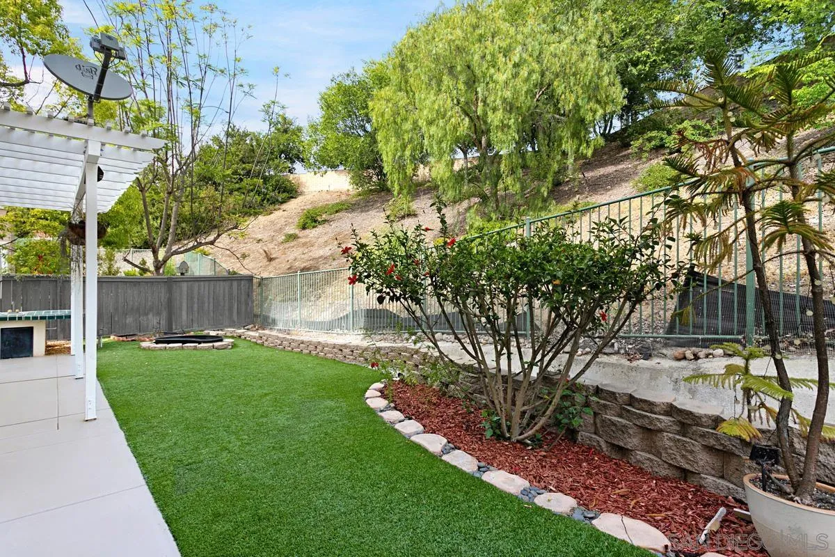 12253 Pepper Tree Lane Poway, CA 92064 - Photo 35 of 39 a view of a yard with plants and a large tree