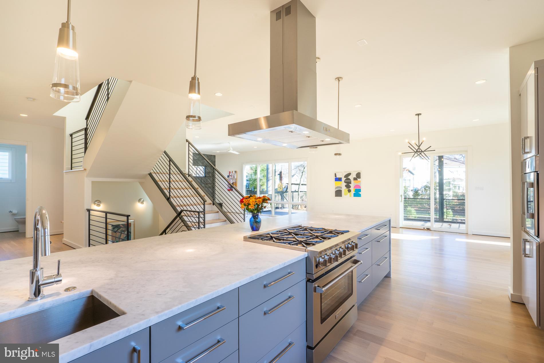 114 Tapawingo Road Southwest Vienna, VA 22180 - Photo 12 of 67 2nd work sink in island, pendant lights