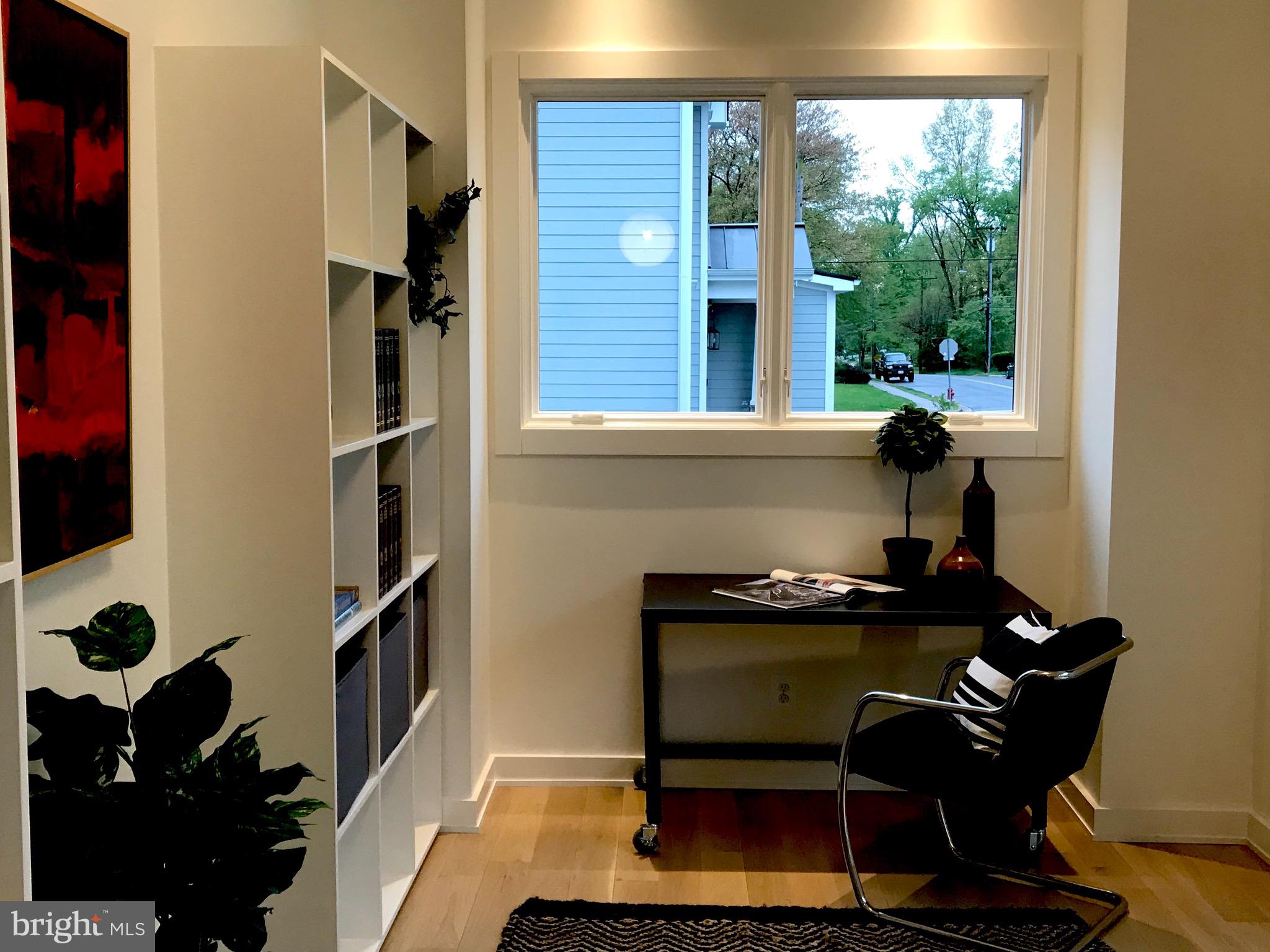 114 Tapawingo Road Southwest Vienna, VA 22180 - Photo 25 of 67 Study, white oak floor, cubes, windows, Nice!