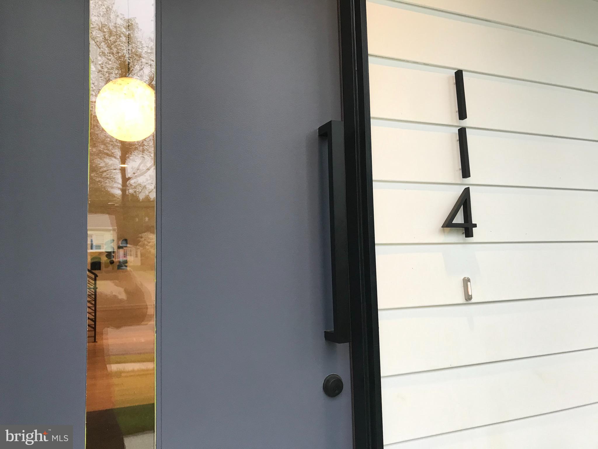 114 Tapawingo Road Southwest Vienna, VA 22180 - Photo 5 of 67 Welcome - front door, glass house numbers