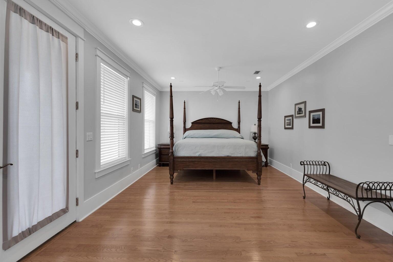 18 Beach Bike Way Inlet Beach, FL 32461 - Photo 48 of 80 a bedroom with furniture and a wooden floor