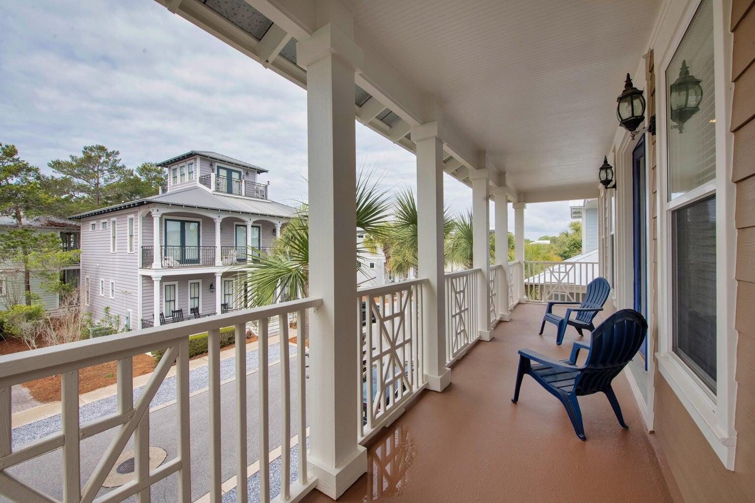 18 Beach Bike Way Inlet Beach, FL 32461 - Photo 52 of 80 a view of an chairs and table in the balcony