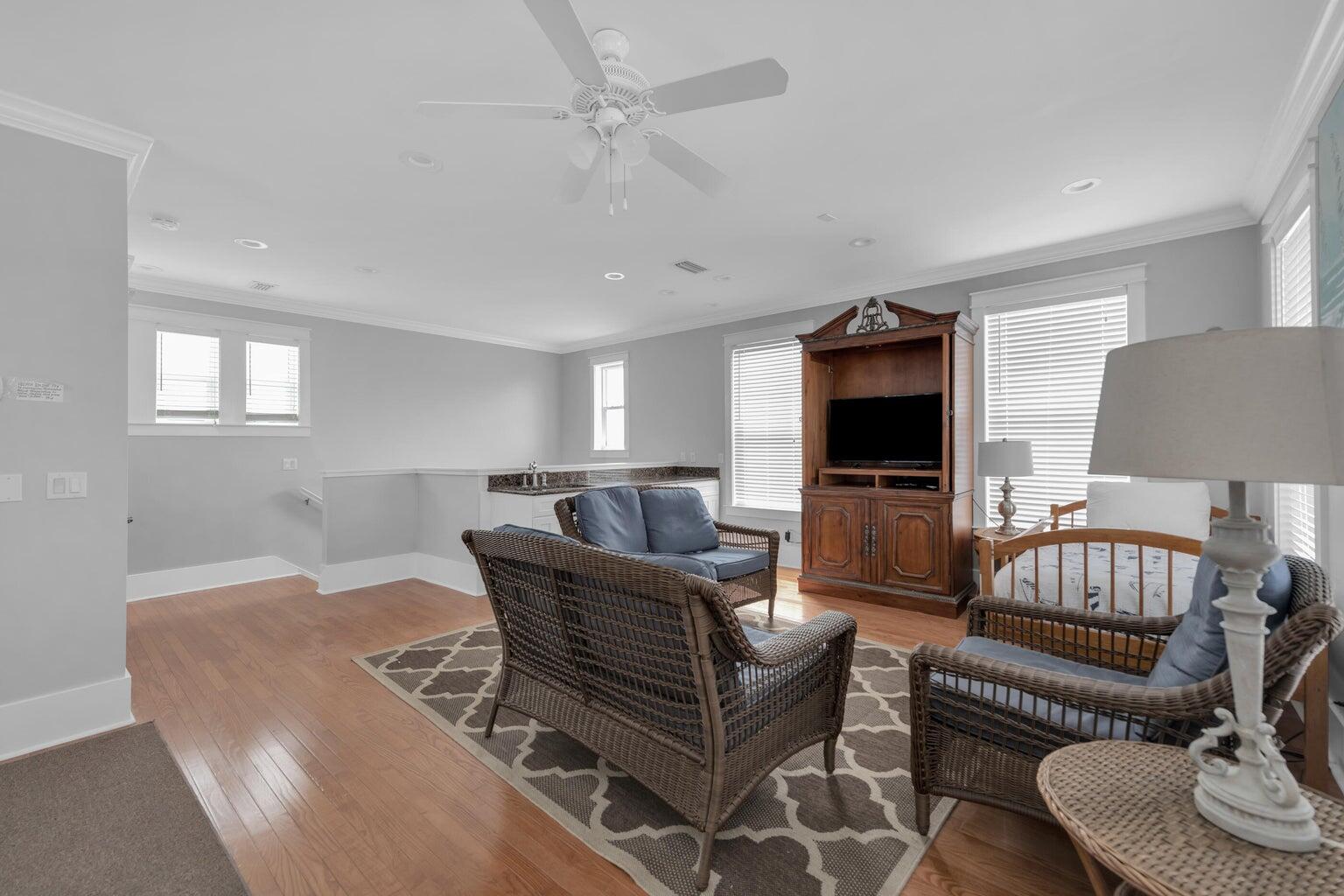 18 Beach Bike Way Inlet Beach, FL 32461 - Photo 59 of 80 a living room with furniture and a flat screen tv