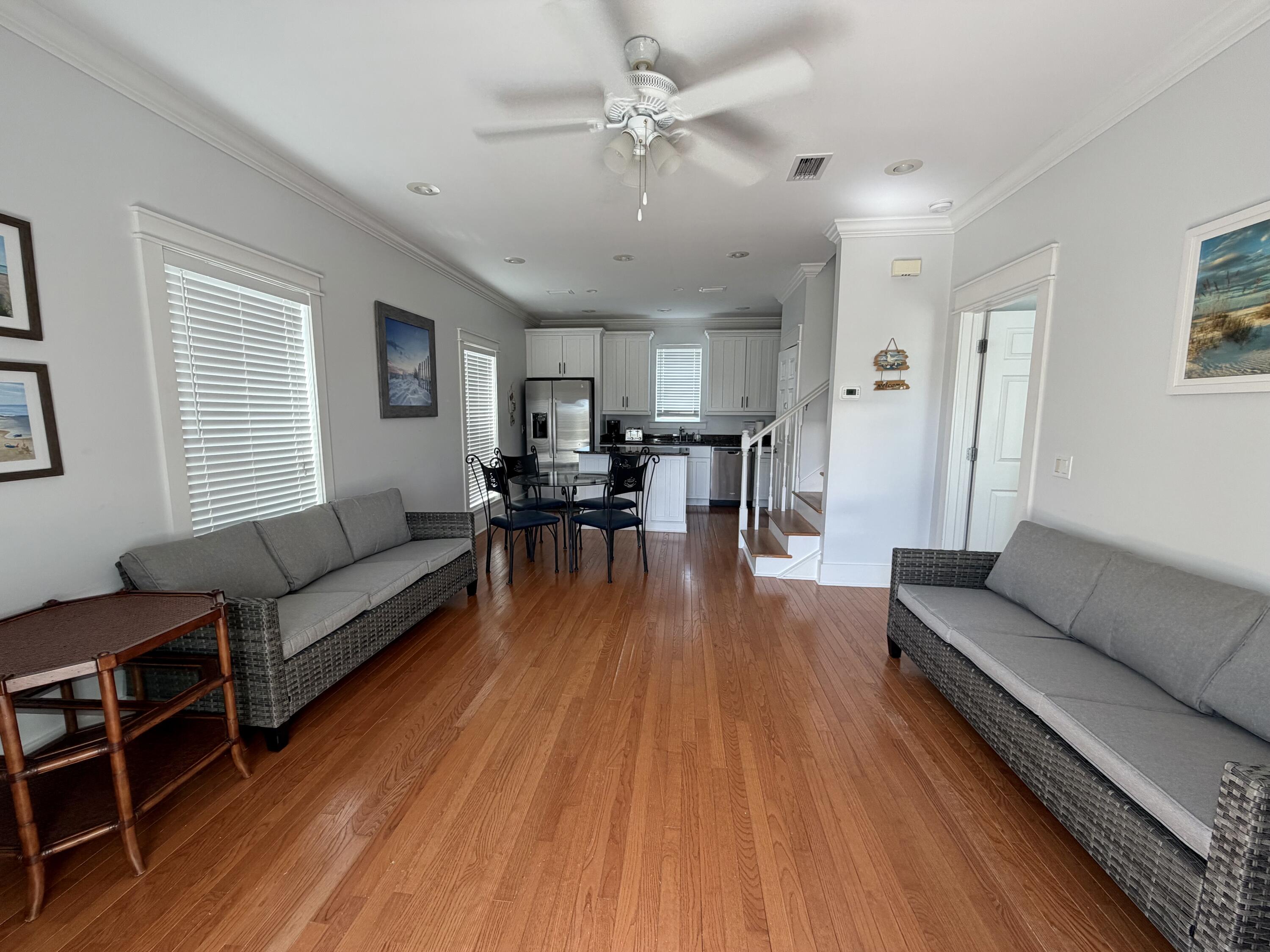 18 Beach Bike Way Inlet Beach, FL 32461 - Photo 66 of 80 a living room with furniture and a wooden floor