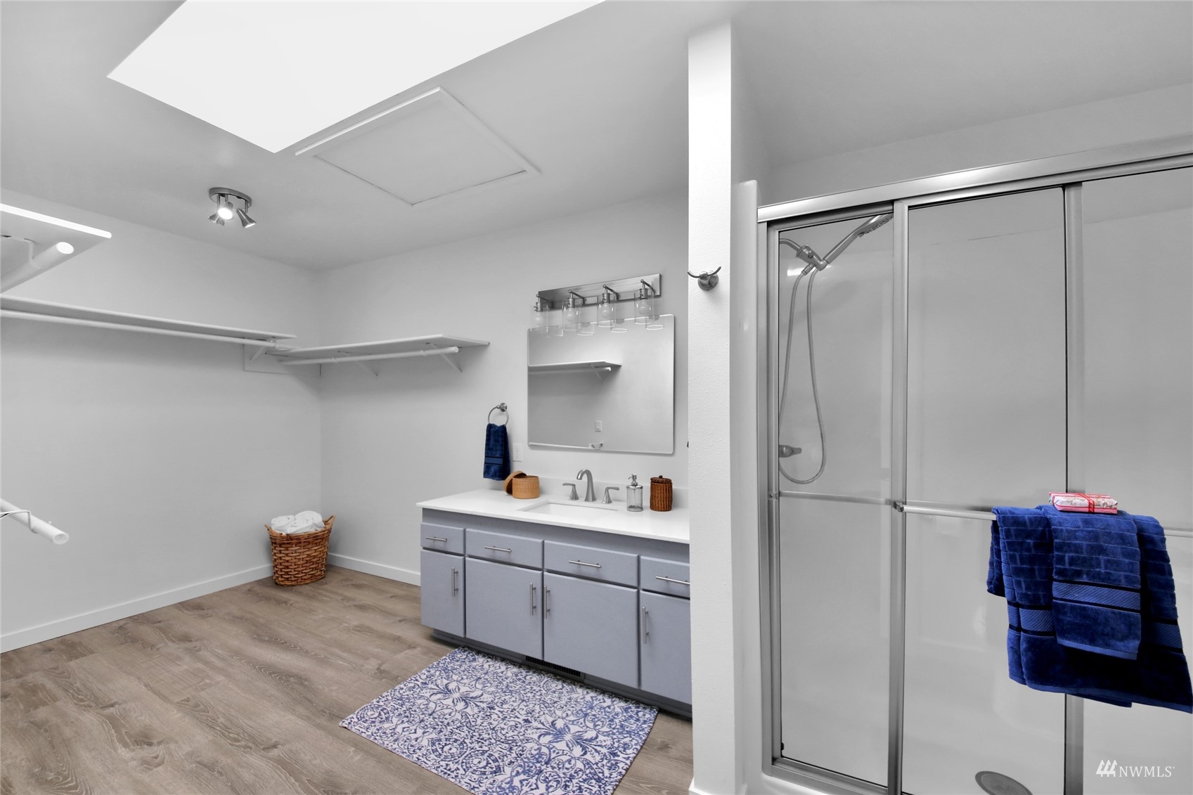 4770 Lincoln Road Blaine, WA 98230 - Photo 12 of 36 a bathroom with a sink toilet and shower